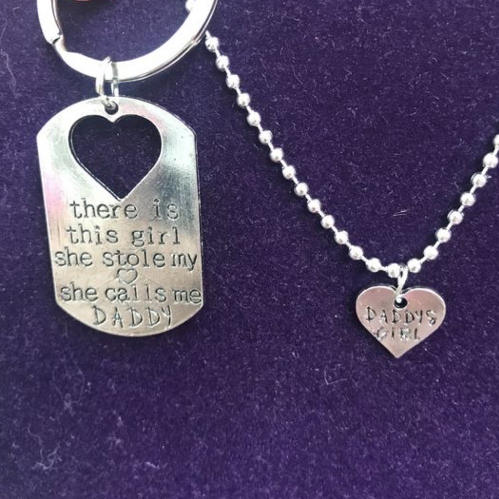 Daddy Key chain necklace